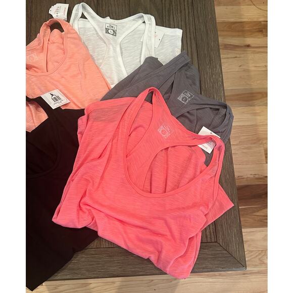 Sexy Basics Women's Pack Of 5 Racerback Athletic Tank Top L NWT - Picture 3 of 10